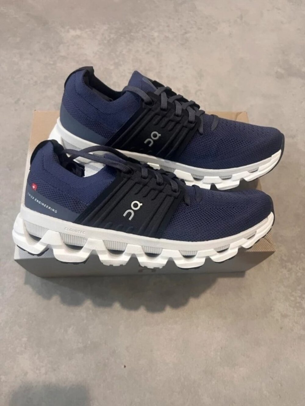 On Cloud Cloudswift 3 Running Shoes Navy Men's US 8.5